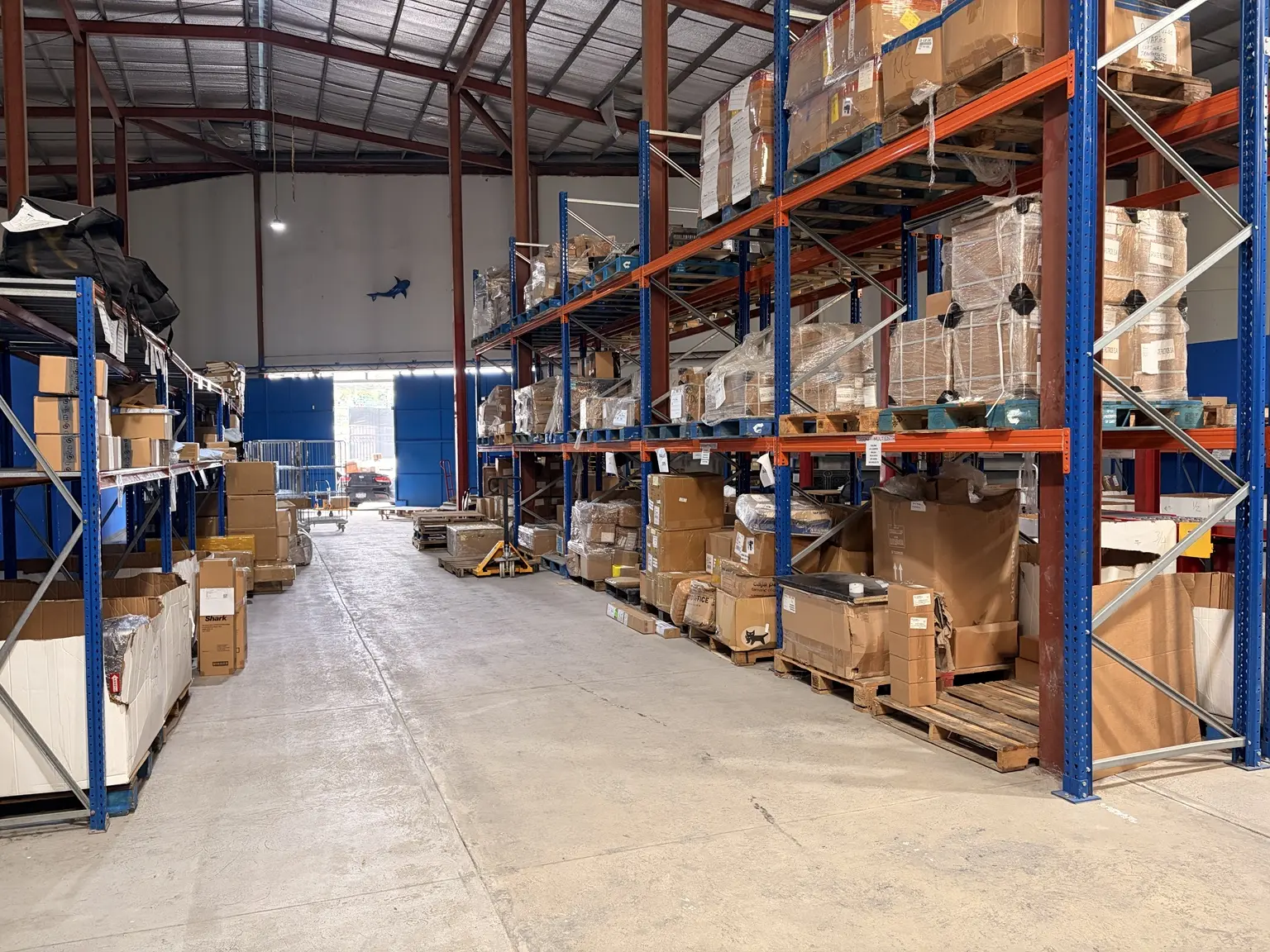Almacenamiento en la bodega de Multientrega